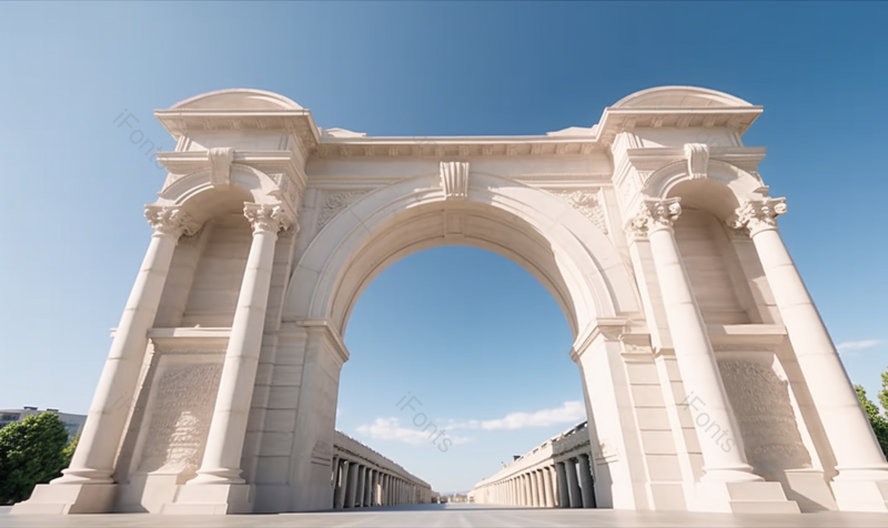 壮观的欧式建筑风格大门背景,高清,摄影图,摄影图片,图片大全,摄影图免费下载